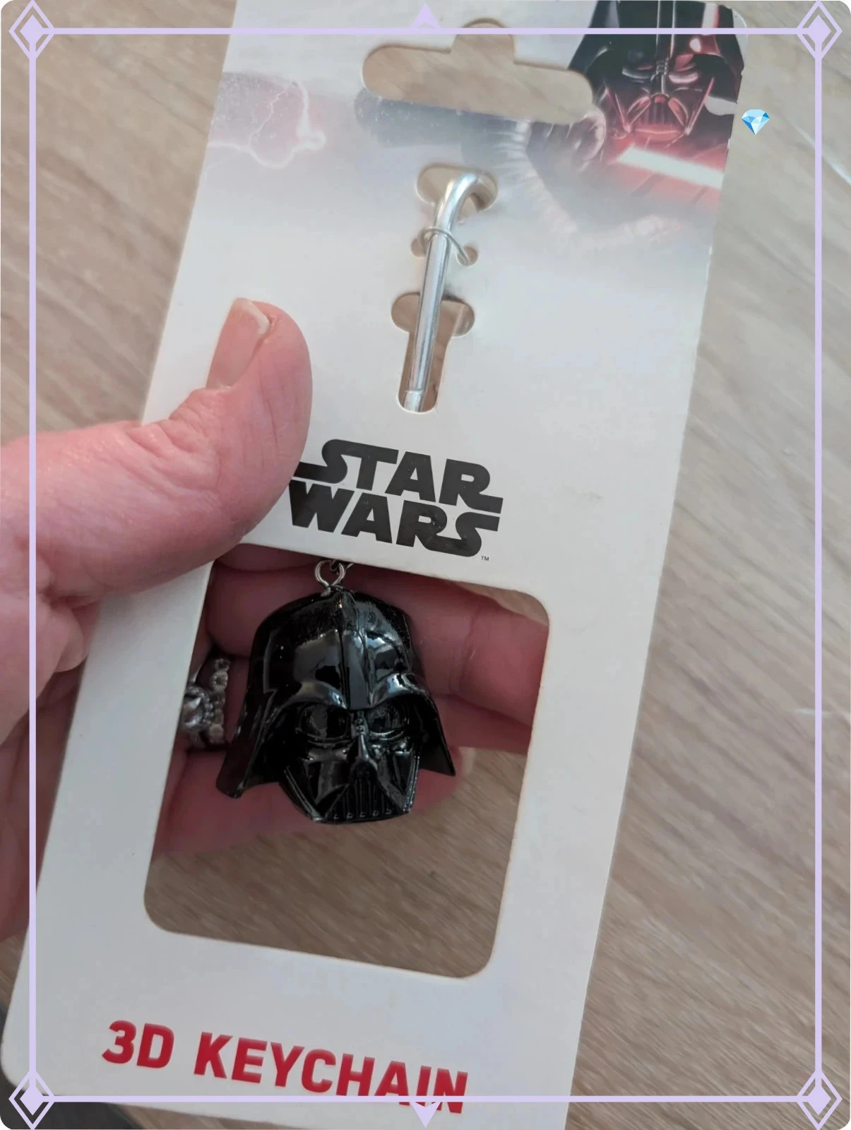 Porte-clés 3D Star Wars - Dark Vador (Neuf)